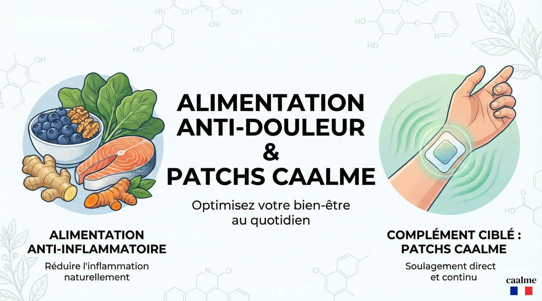 Top aliments anti-douleur du quotidien et comment les combiner avec les patchs caalme