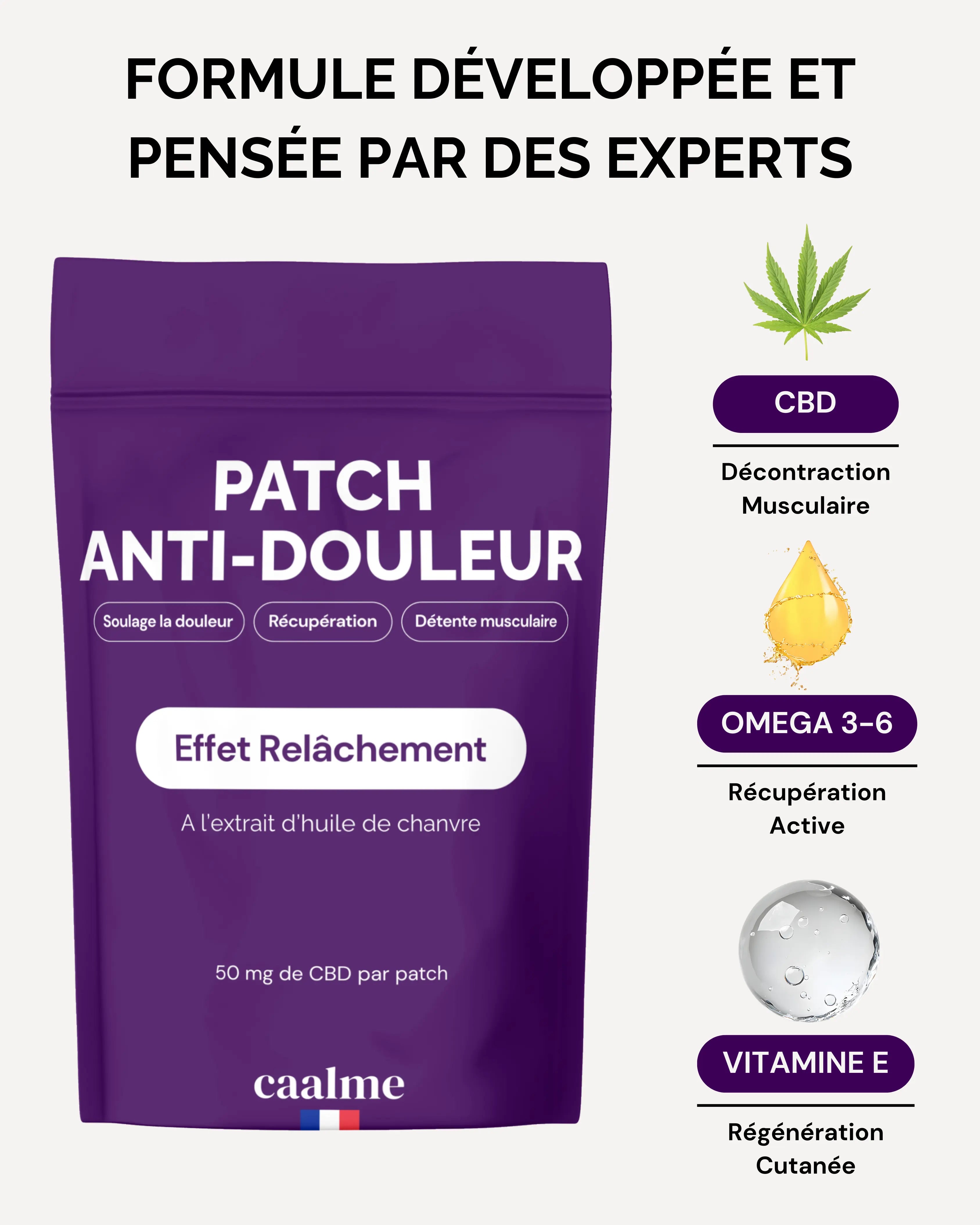 PATCH ANTI-DOULEUR - EN PRÉCOMMANDE